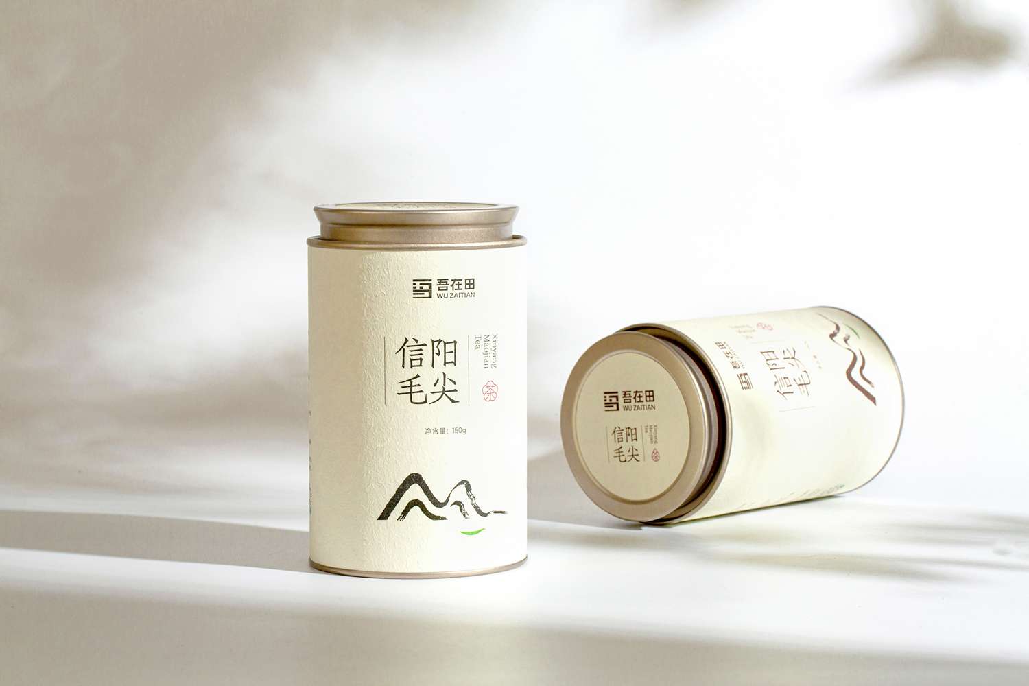 吾在田-信阳毛尖-绿茶-产品拍摄