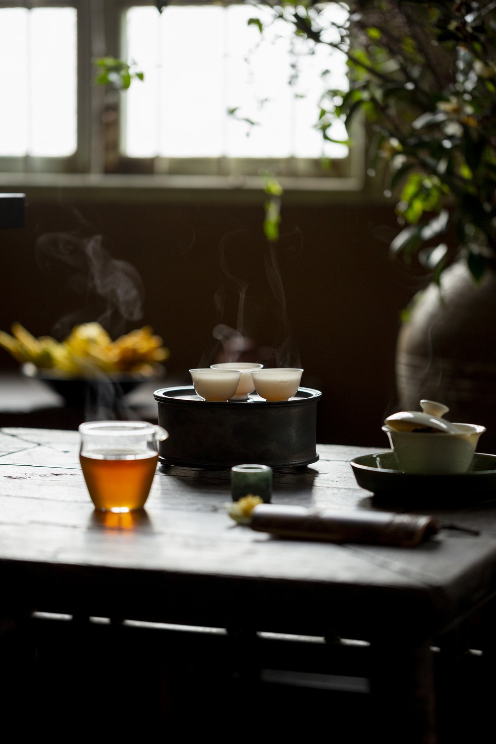 卉室兰香-大红袍 岩茶茶叶礼盒产品拍摄