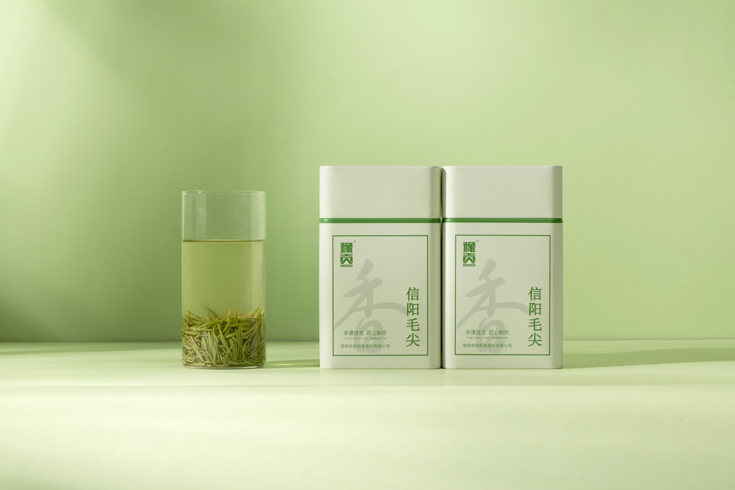 豫贡-信阳毛尖-绿茶-产品拍摄