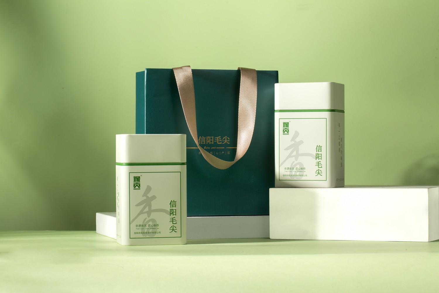 豫贡-信阳毛尖-绿茶-产品拍摄