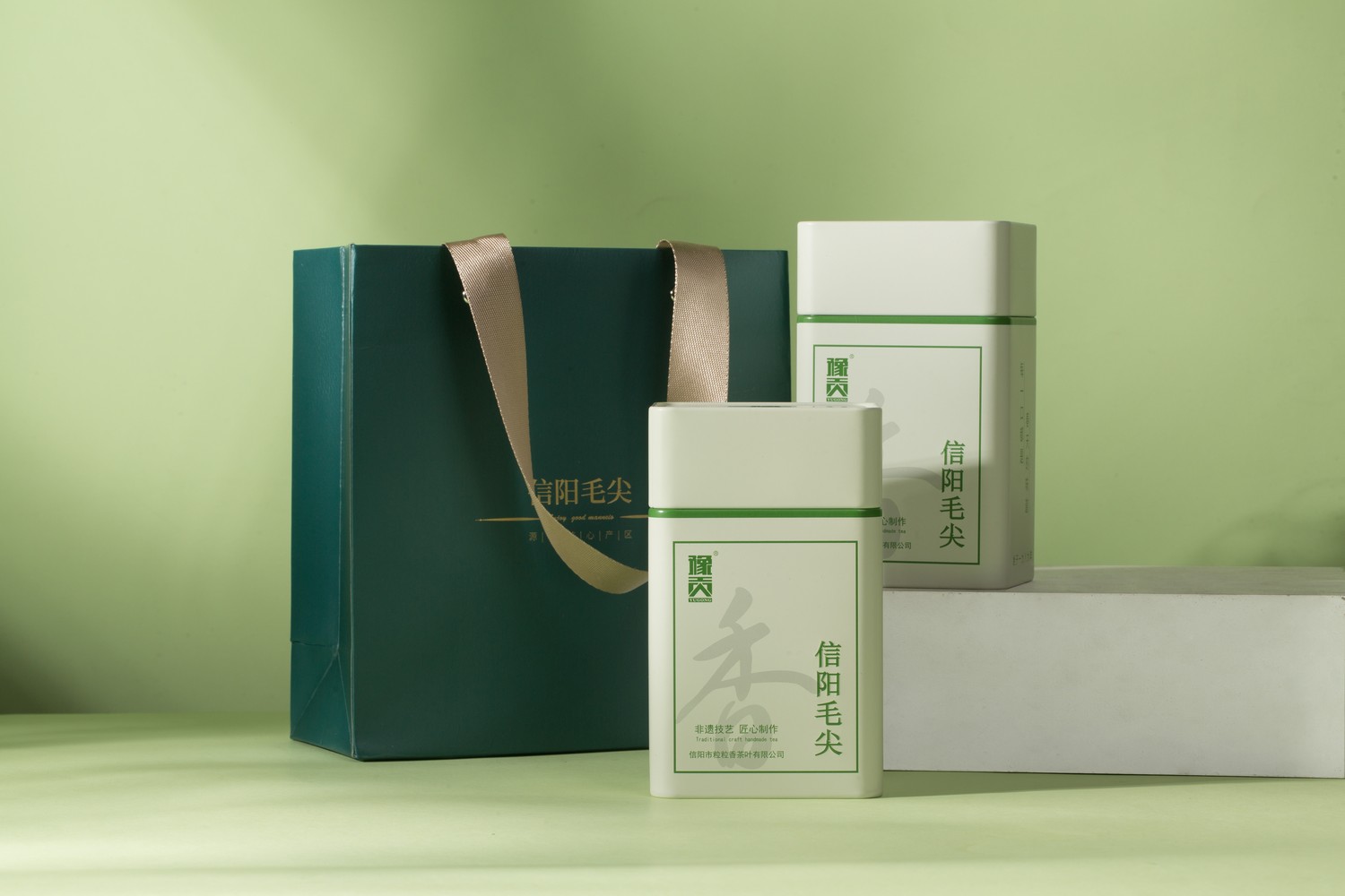 豫贡-信阳毛尖-绿茶-产品拍摄