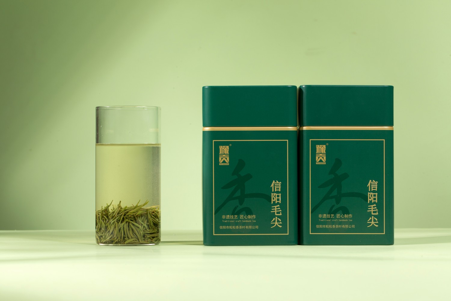 豫贡-信阳毛尖-绿茶-产品拍摄
