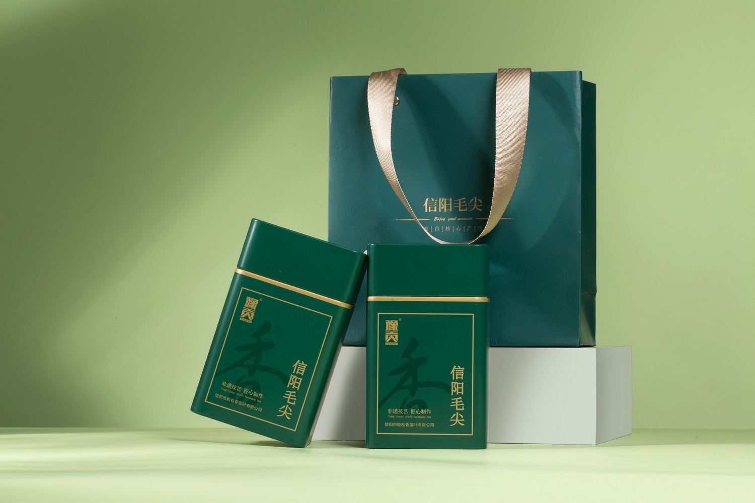 豫贡-信阳毛尖-绿茶-产品拍摄