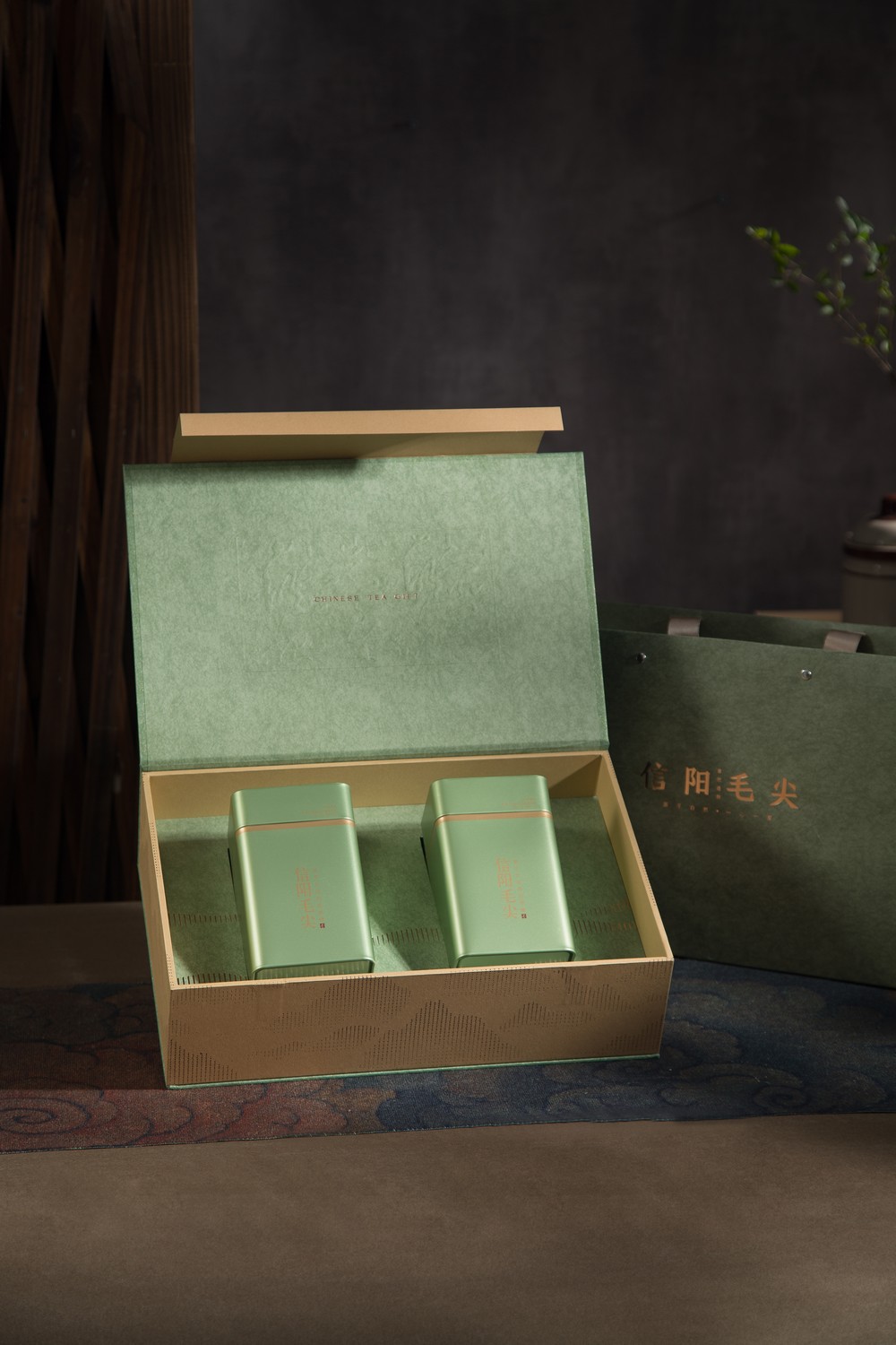 大森林-信阳毛尖-礼盒-易拉扣-产品拍摄