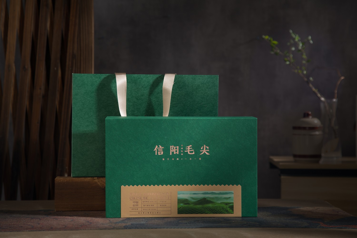 大森林-信阳毛尖-礼盒-易拉扣-产品拍摄