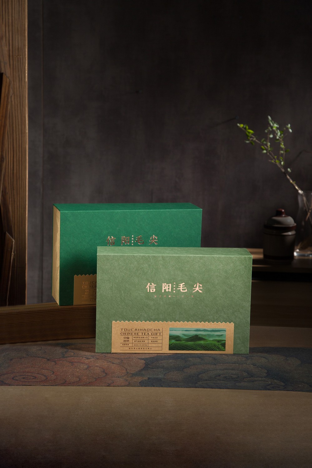 大森林-信阳毛尖-礼盒-易拉扣-产品拍摄