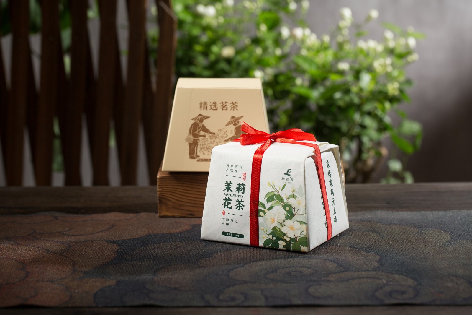 2025粒粒香茶叶茉莉花茶 手包纸