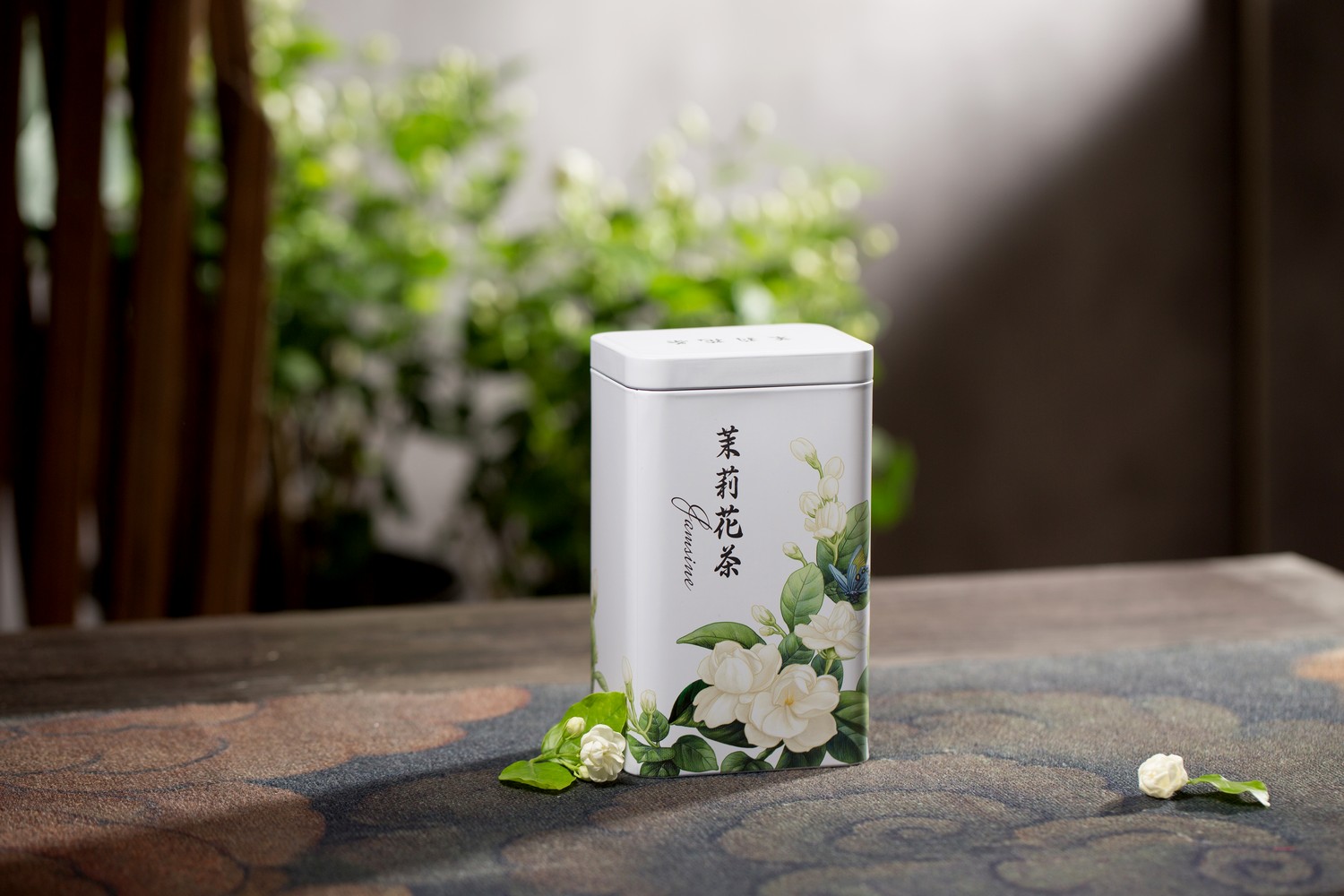 2025粒粒香茉莉花茶 双铁盒