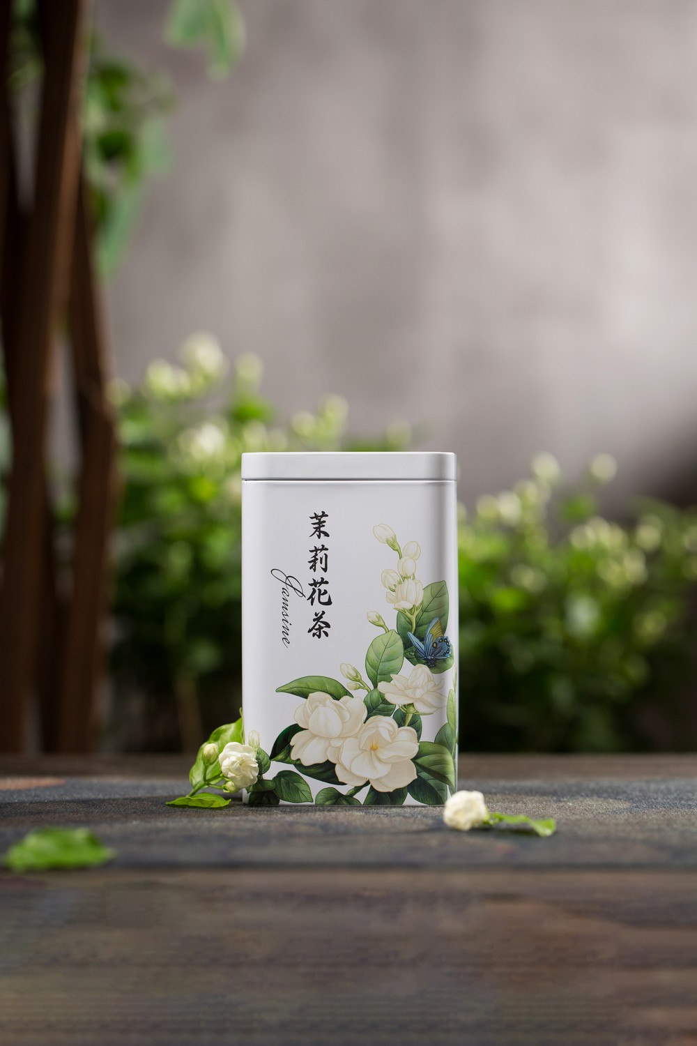 2025粒粒香茉莉花茶 双铁盒