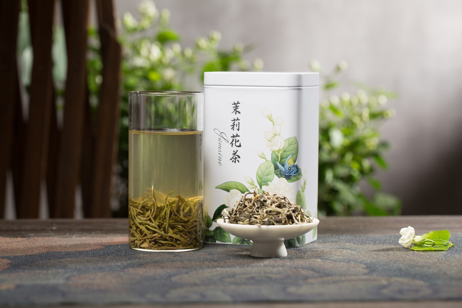 2025粒粒香茉莉花茶 双铁盒