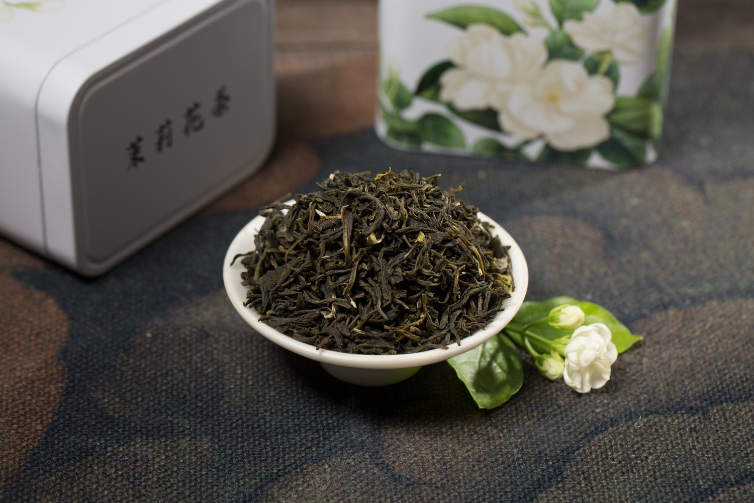 2025粒粒香茉莉花茶 双铁盒