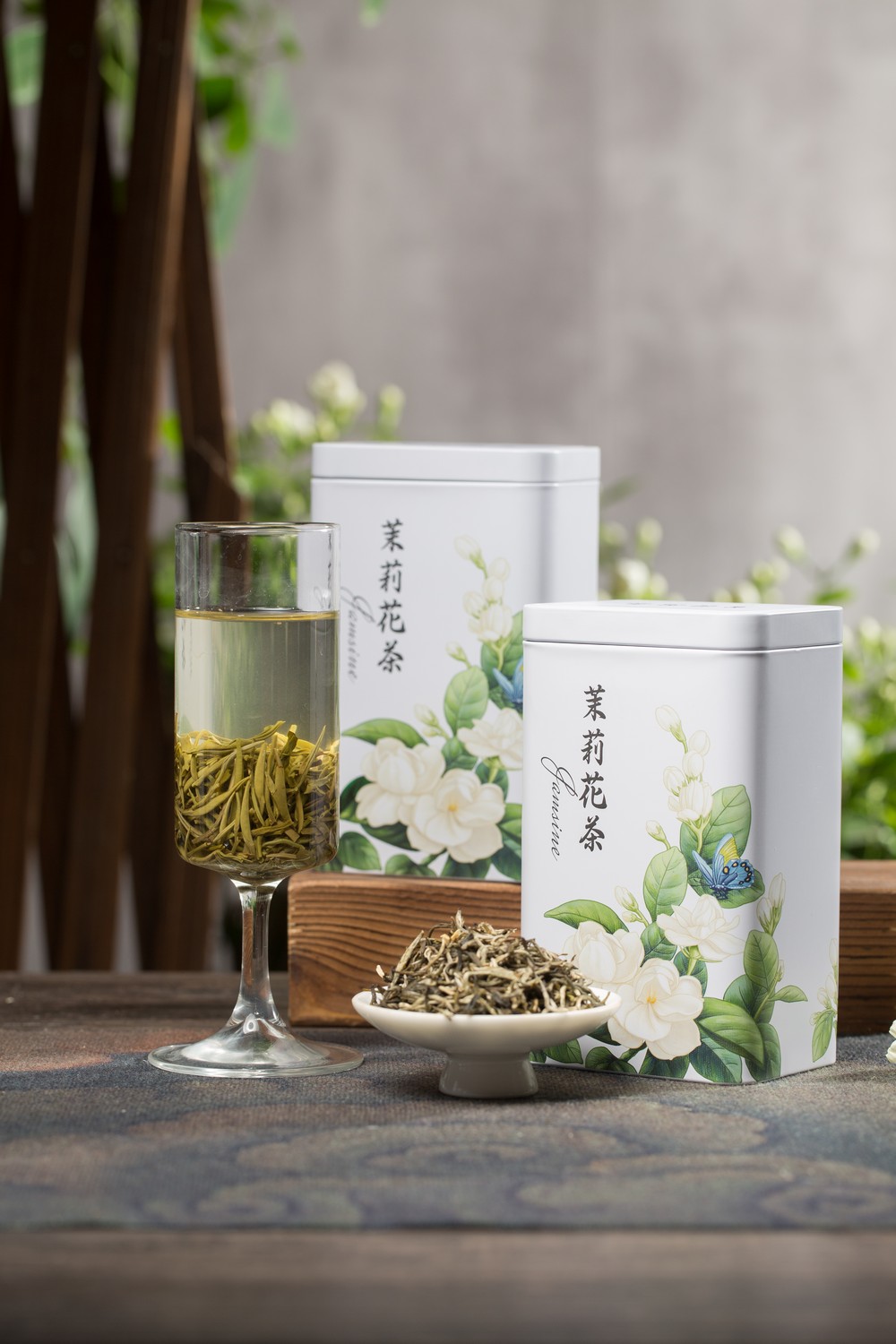 2025粒粒香茉莉花茶 双铁盒