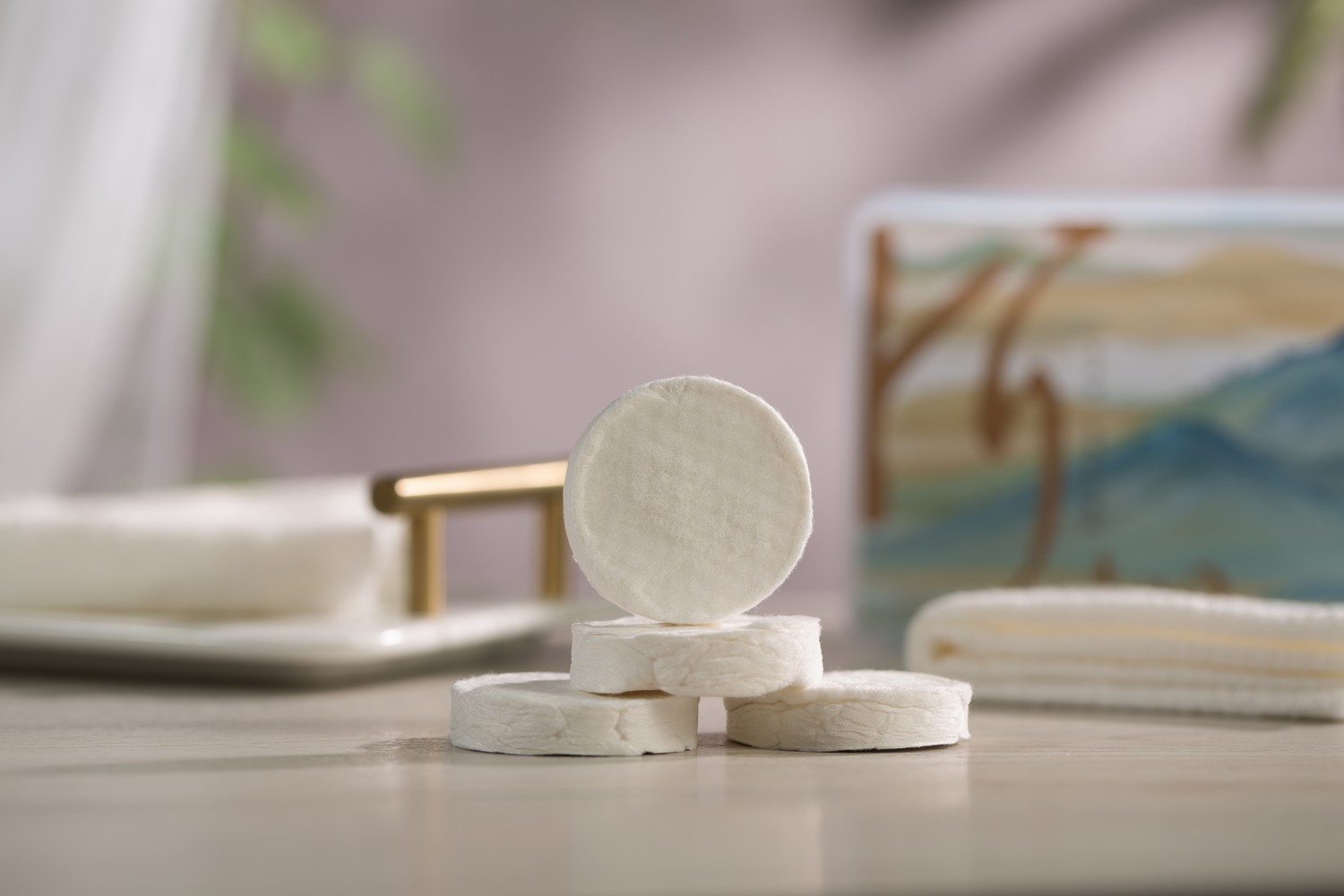 河山优品-压缩毛巾——产品拍摄
