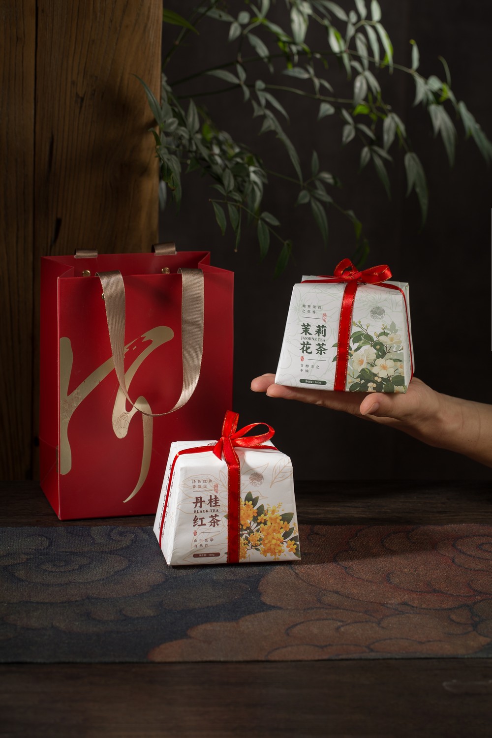 茉莉花茶、桂花红茶——产品拍摄