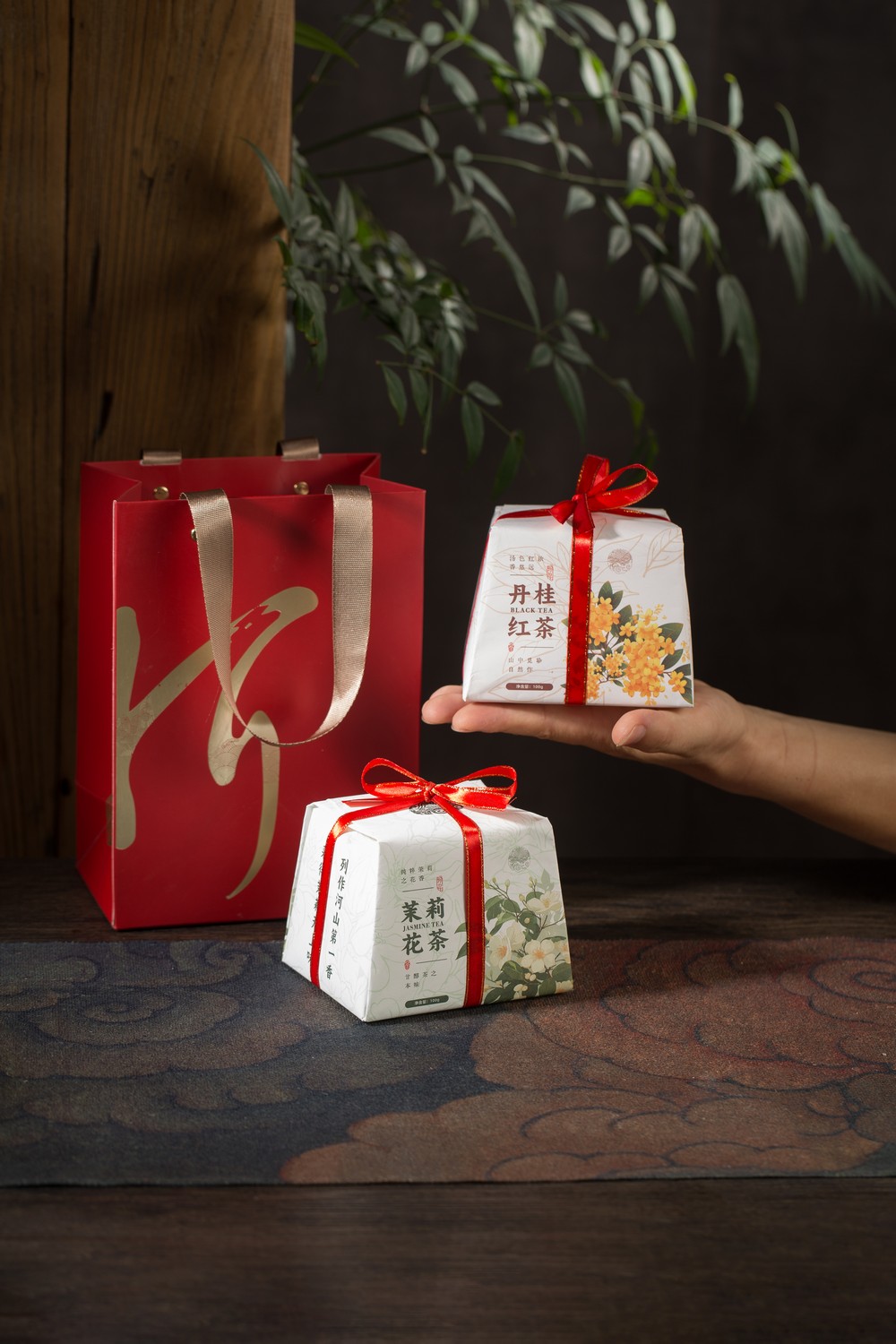 茉莉花茶、桂花红茶——产品拍摄