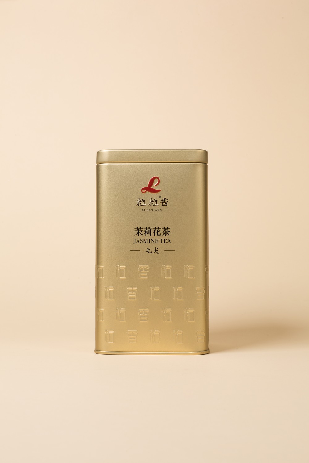 粒粒香茉莉花茶毛尖双铁罐金罐-产品拍摄
