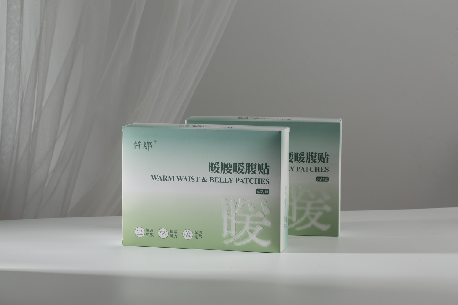 仟那-暖腰暖腹贴-产品拍摄