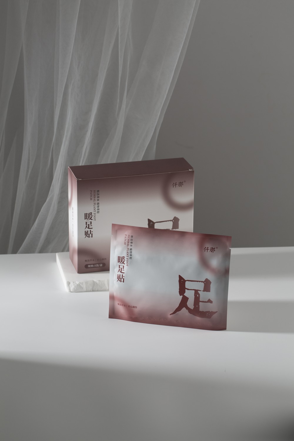 仟那-暖足贴-产品拍摄